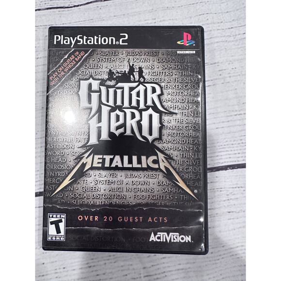Guitar Hero Metallica for PS2 - Picture 1 of 3